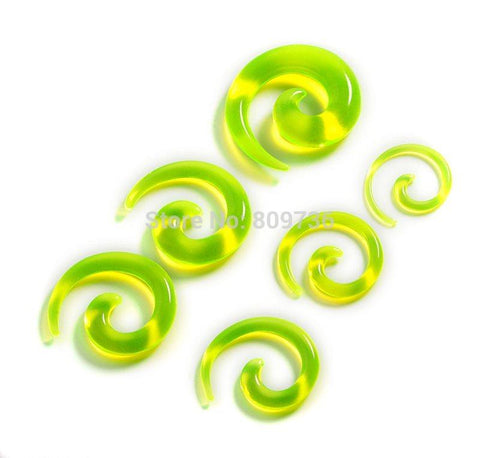 Spiral Acrylic Ear Tapers