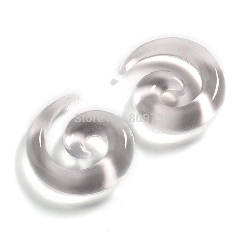 Spiral Acrylic Ear Tapers