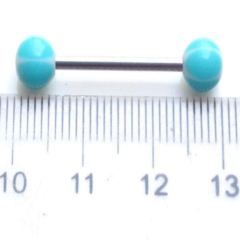 Acrylic Barbell Tongue Piercing