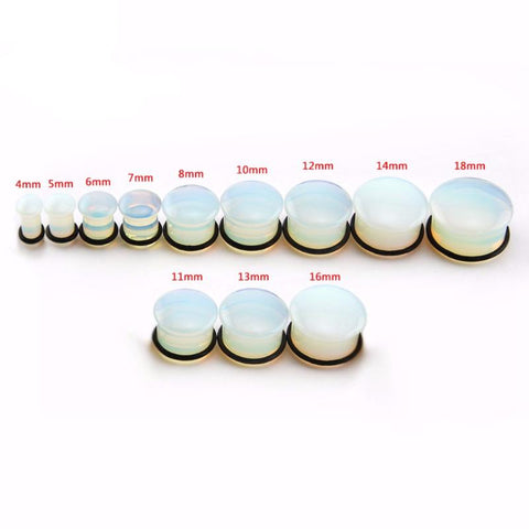 Natural Opalite Ear Stretcher