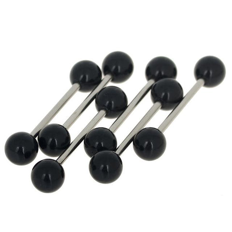 Black Stainless Belly Button Ring
