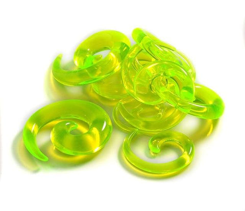 Spiral Acrylic Ear Tapers