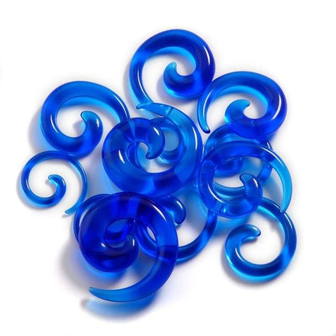 Spiral Acrylic Ear Tapers