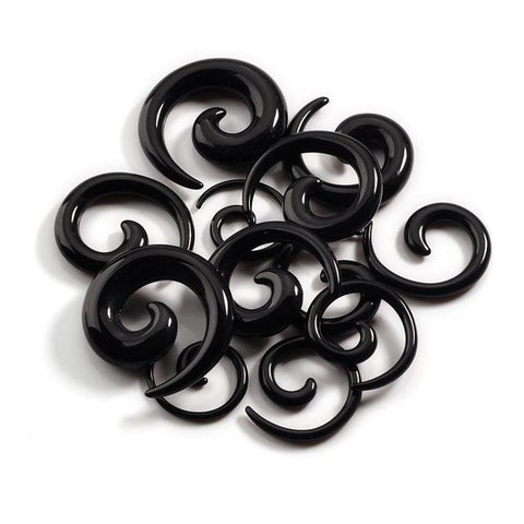 Spiral Acrylic Ear Tapers